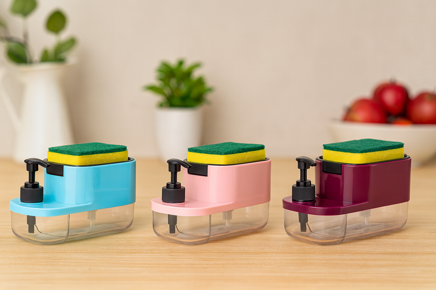 3 in 1 Soap Pump Dispenser for Dishwasher Liquid